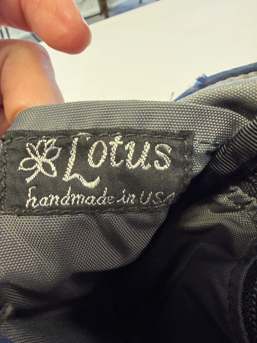 Handmade Lotus Tapestry Equestrian Crossbody Bag in Multi-Color